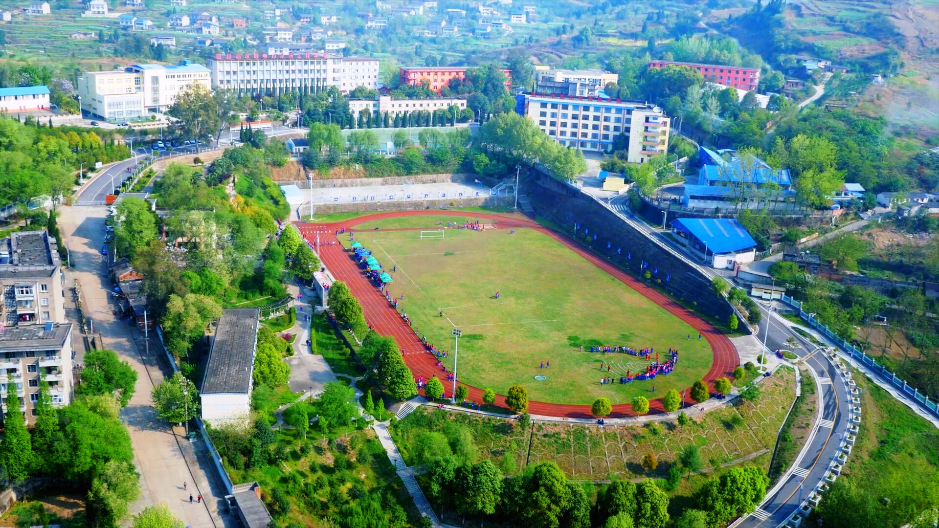 中国电建四川水利水电技师学院 学院风光 校园全貌